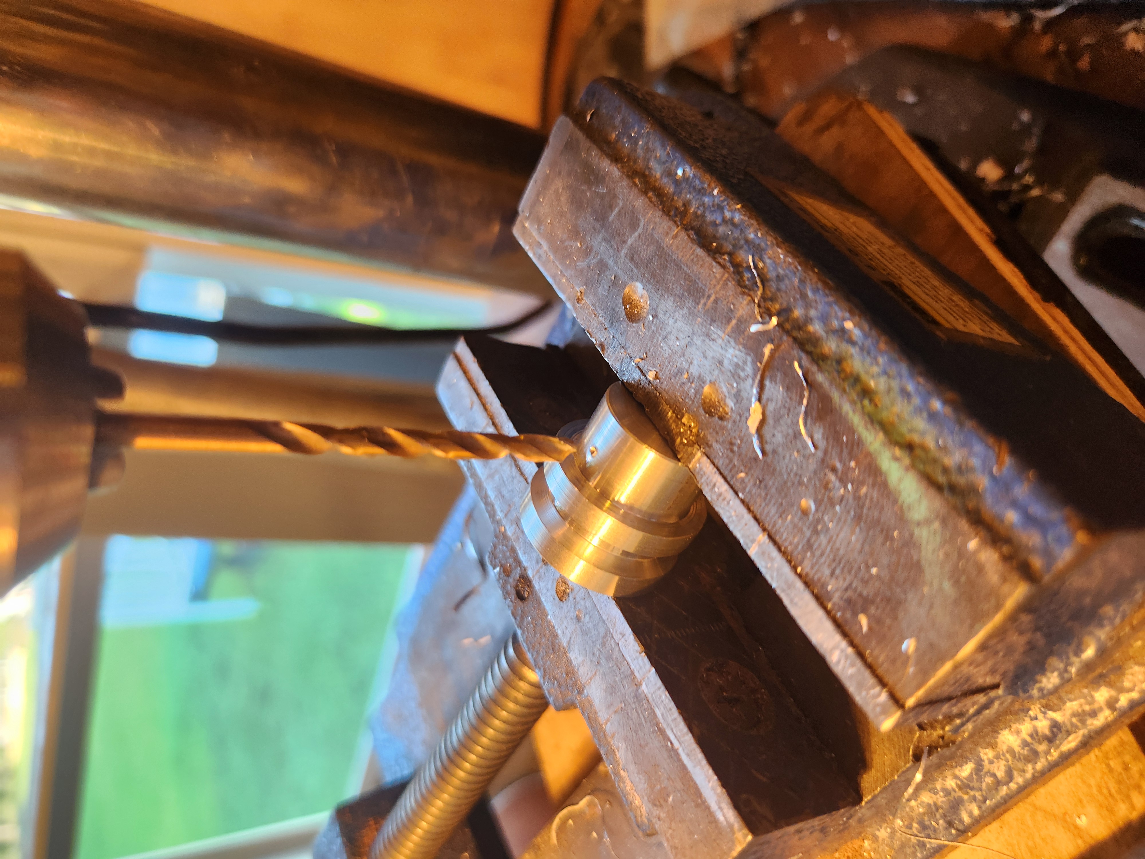 Cutting bearing seats and drilling main hole